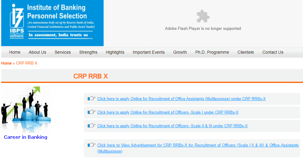 IBPS CRP RRB X Recruitment 2021