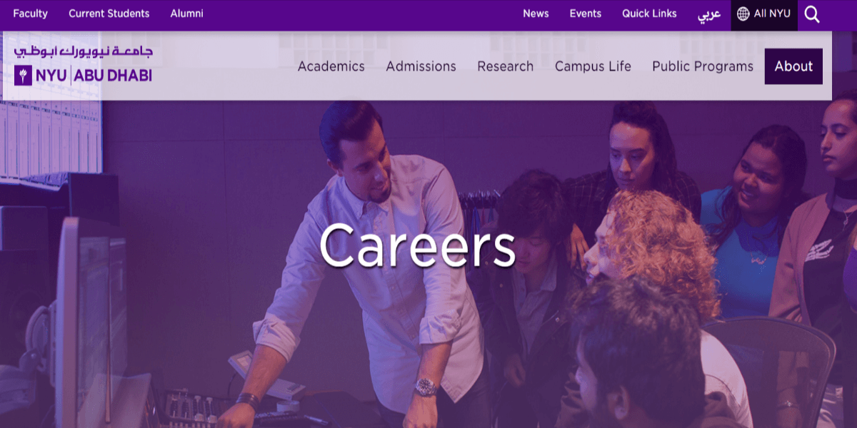 Careers In UAE NYU Abu Dhabi Careers 2022 NYU Careers & Job Vacancy