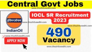 IOCL SR Recruitment 2023