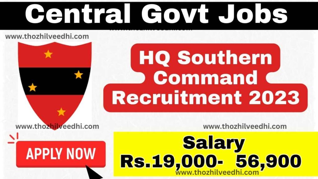 HQ Southern Command Recruitment 2023