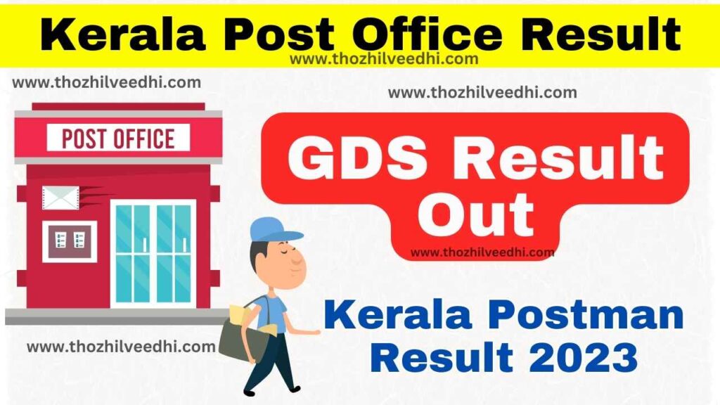 Kerala Post Office GDS Result 2023