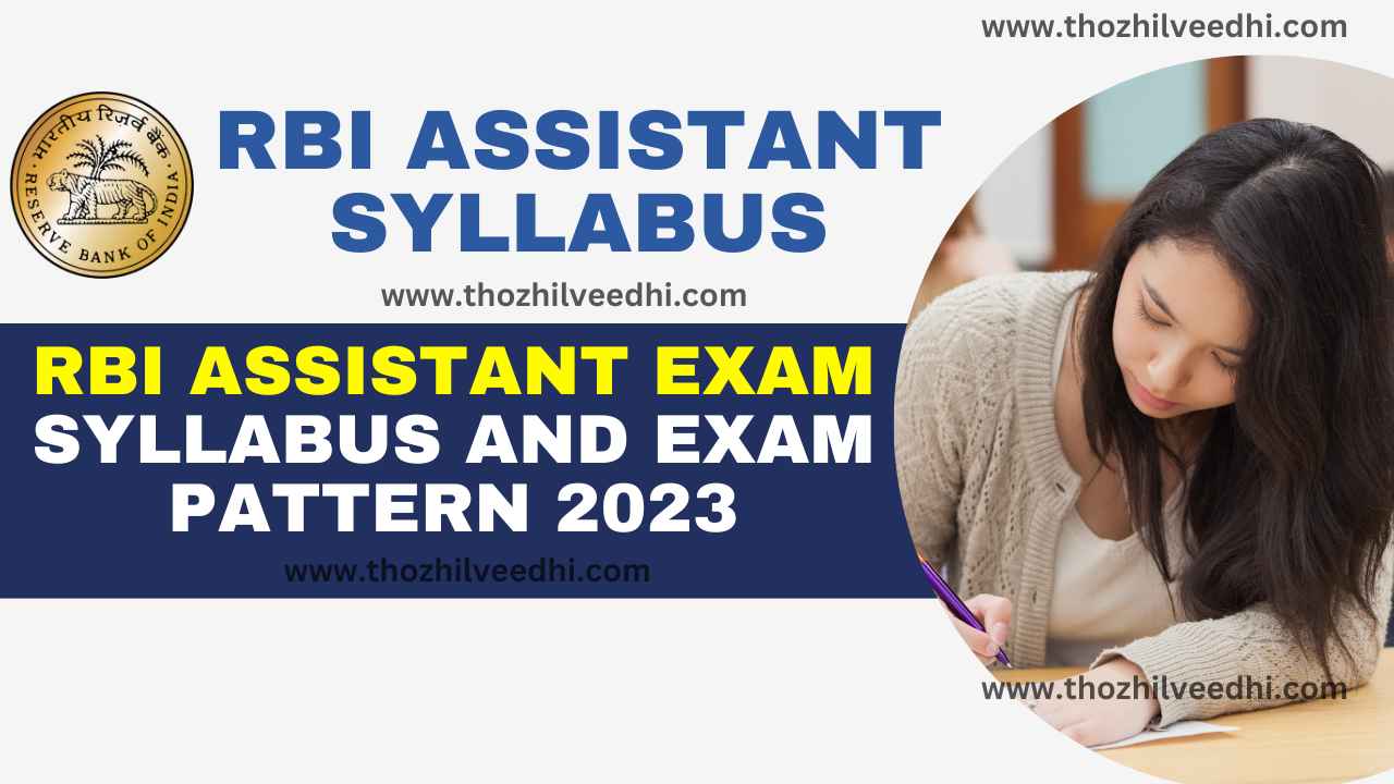 Rbi Assistant Syllabus 2023 Cracking The Rbi Assistant Exam Mastering