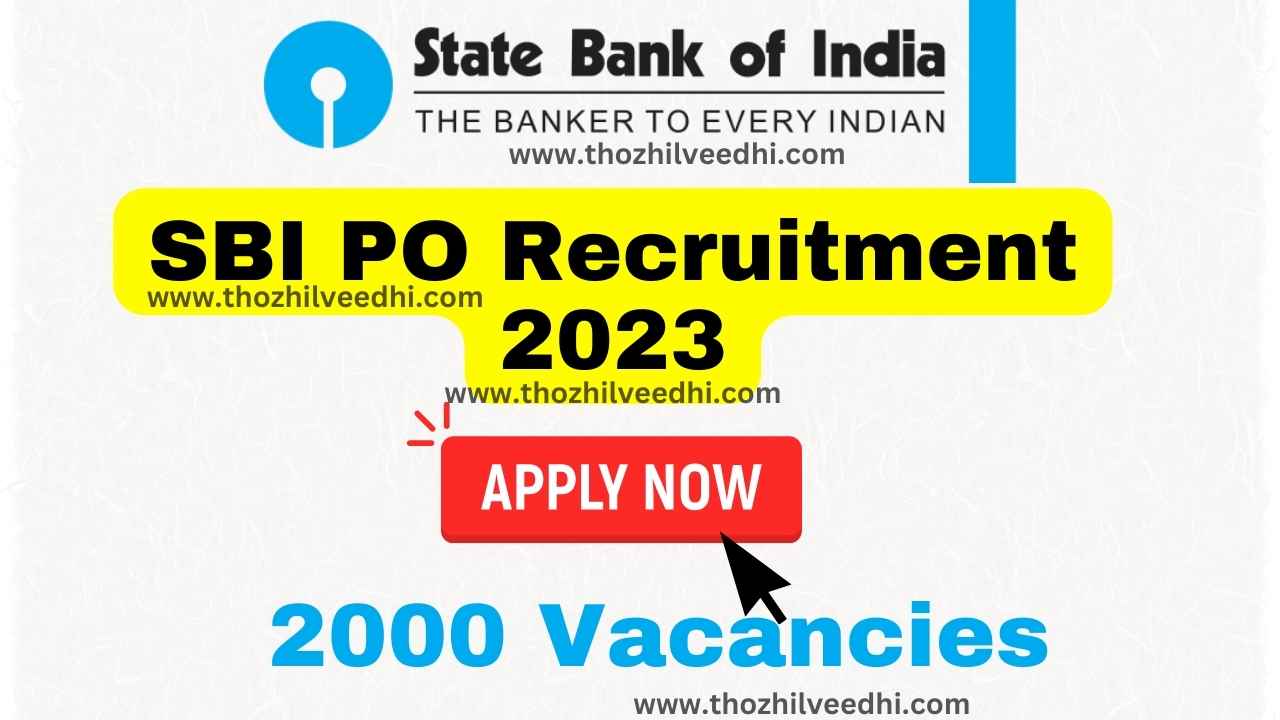 SBI PO Recruitment 2023 – Apply Online For Latest 2000 Probationary ...