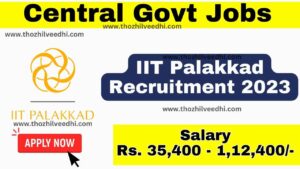 IIT Palakkad Recruitment 2023